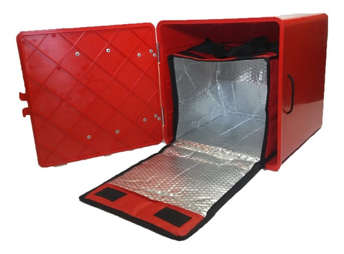 Combo Caja Delivery 40x40x40 +bolso Termico Pizza Y Otros