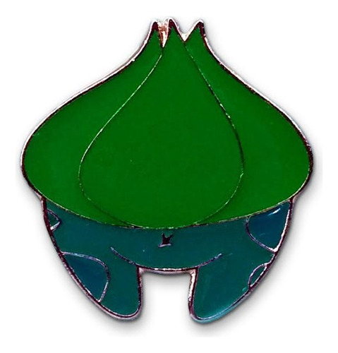 Pin De Metal Esmaltado Enamel Pokemon Traserito Bulbasaur