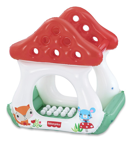 Hongo Inflable Con Pelotas 2 Fisher Price Color Mix
