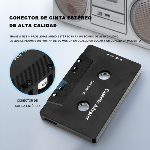 Adaptador Convertidor De Casete Bluetooth Para Coche Bomge