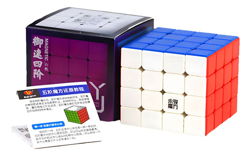 Rubik Cube 4x4 Yusu Magnetic Yj Moyu Speed Cube Estrutura profissional sem adesivo