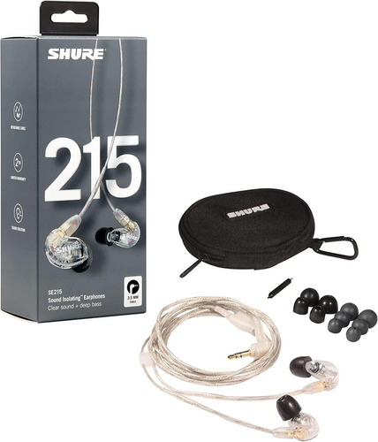 Audífonos In Ear Shure Se215-cl Con Cable Para Monitoreo