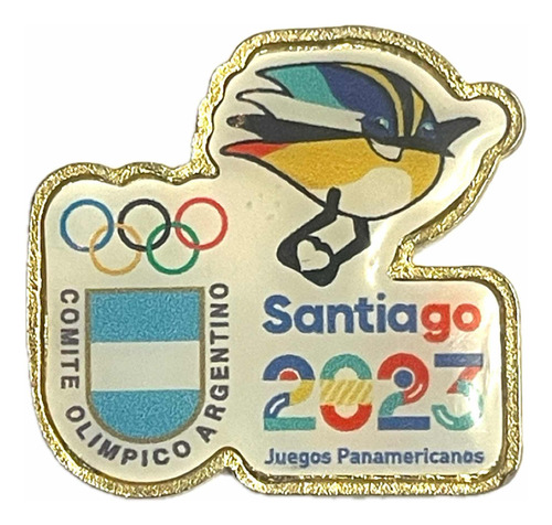 Pin Piocha Coleccionable Juegos Panamericanos Argentina