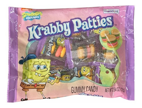 Gomitas Krabby Patties Presentación De 72 Gramos