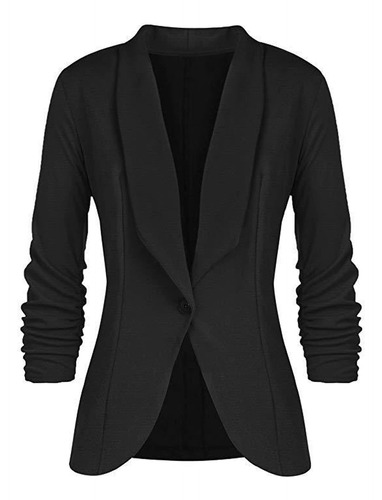 Chaqueta Tipo Blazer Moda Para Mujer Ligera Formal Informal