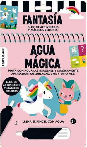 Libro Fantasia Con Pincel De Agua