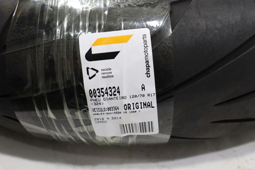 Pneu Dianteiro 120/70 R17 Pirelli Angel Gt (324) (Usado)