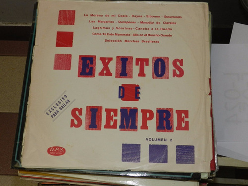 Vinilo 2316 - Exitos De Siempre. Vol. 2 - Luis Porrini Dps 