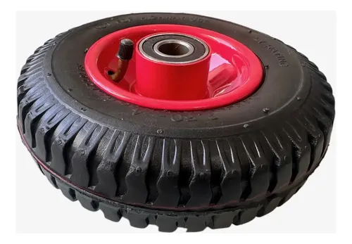 Roda Carrinho De Mão Com Rolamento 2,5x4 Até 100kg Lotus | Frete