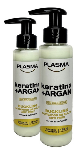 Buckling Activador De Rulos Plasma 150ml (sin Enjuague) X2u