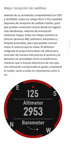 Garmin Fénix 5 S Plus (Usado)