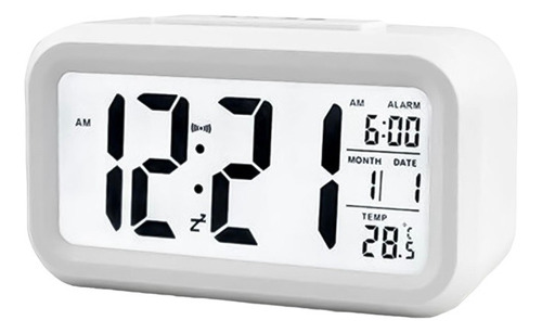 Reloj Despertador Digital Con Luz Y Temperatura