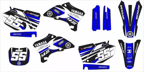 Kit Adesivo Moto Cross Trilha Compatível Yamaha Yz 426 Mt004