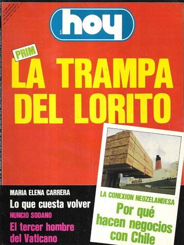 Revista Hoy 568 / 12 Junio 1988 / P R I M La Trampa