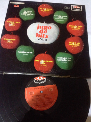 Jugo De Hits Vol 2 Acetato Disco De Vinil Original 