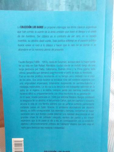 Imagen 3 de 4 de El Salar Fausto Burgos Biblioteca Nacional Los Raros