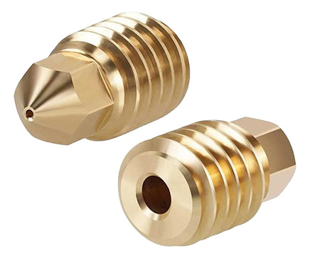 ..:: Boquilla Nozzle Bronce Bambu Lab X1 & P1p 0.4 Mm ::..