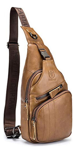 Bullcaptain Bolso Bandolera De Cuero Para Hombre Bolsos Cruz