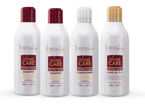 Kit 2 Shampoos, 1 Condicionador E 1 Leave-in Home Care