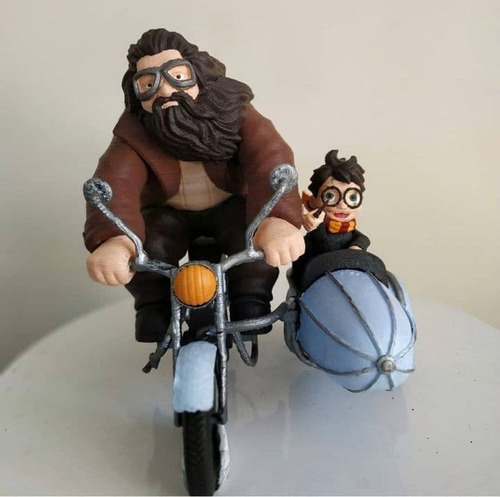  Archivo Stl Impresión 3d - Harry Potter Y Hagrid