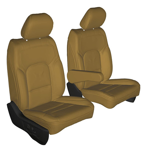 Durafit Seat Covers Fabricado Sarga Marron Para Toyota Funda