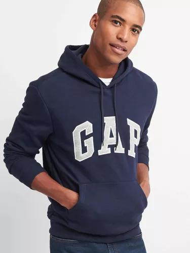 Hombre Poleron Gap Logo Azul Oscuro | Cuotas sin interés