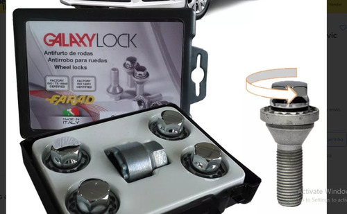 Tuercas De Seguridad Kia - Galaxylock Todos Los Modelos