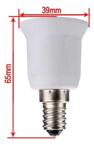 Xt Convertidor De Adaptador De Bombilla E14 A E26/e27 (5