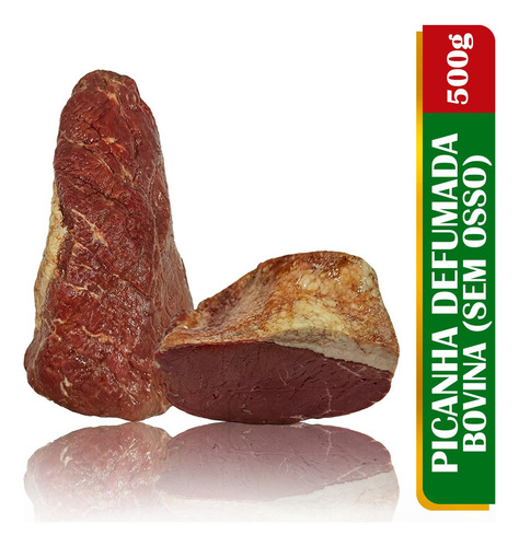 Picanha Bovina Defumada E Temperada Desossada (pedaço) 500g