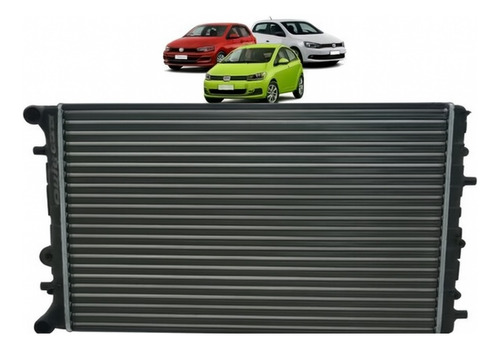 Radiador Vw Gol Voyage Saveiro G5/g6/g7 Fox 06 A 18 Sem Ar