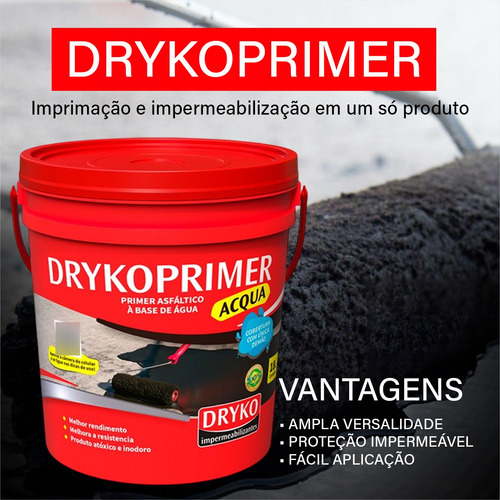 Manta Liquida Laje E Telhado Primer Acqua Emulsão Asfáltica
