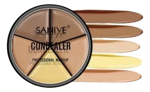 48 Pzas De Corrector En Crema Multicolor Profesional Saniye