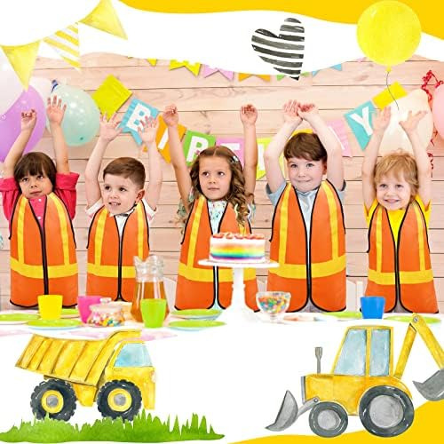 Bokon 12 Piezas Chalecos De Construcción Para Niños Chaleco