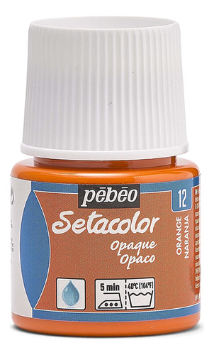 Pebeo Setacolorpintura Para Telas Claras (45ml), Color Naran