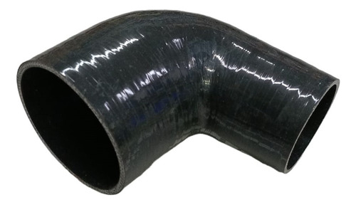 Codo 90° Alta Presión 101mm 76mm Silicona Color Negro