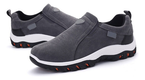 Zapatos Para Caminar Sin Cordones Para Hombre, Informales, T