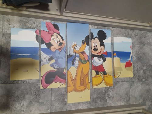 Cuadro Mickey Y Minnie 110x70 