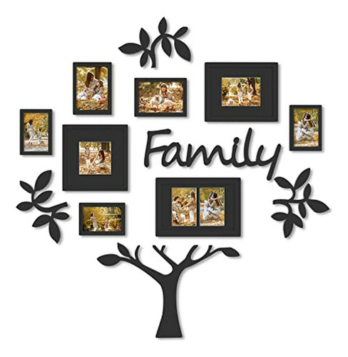 Hola Laura Familia Set - Hecho Para Mostrar Tres 4x6 Fotos -