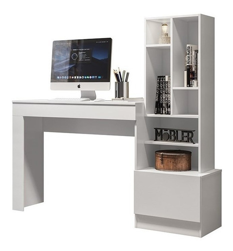 Escrivaninha Möbler  office nina mdp branco-fosco