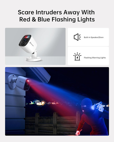 Cámara De Seguridad Sensor Dvr, Video 4k Uhd, Diseño ...