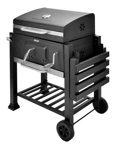 Parrilla Portátil Ruedas Chulengo Mesa Lateral Rebatible