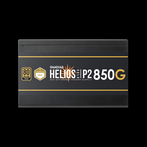 Fonte Gamdias Helios P2-850g 850w 80 Plus Gold P2-850 (l.a.) Cor Preto 110v/220v