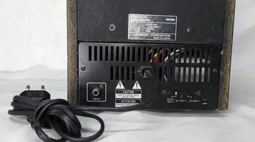 Subwoofer Ativo Kenwood Mod:sw-900 Do Japão Com Nota Fiscal