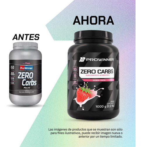 Proteína Sin Carbohidratos Zero Carbs Polvo 1 Kg Prowinner