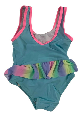 Traje De Baño Bebes Niñas Unicornio Secado Rápido 6-36meses Aqua Unicornio 24-36 M