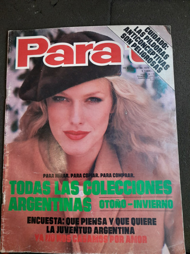 Revista Para Ti 19 03 1979 Monzon Gimenez 