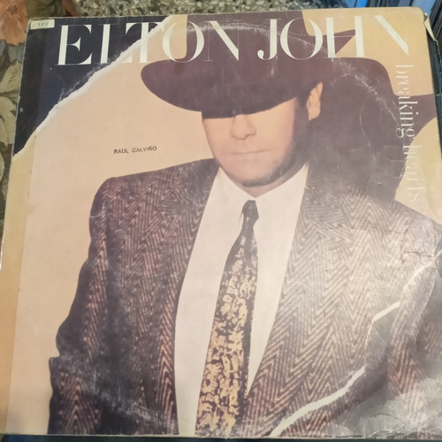 Elton John Breaking Hearts 1984 Vinilo Disco Lp Arg