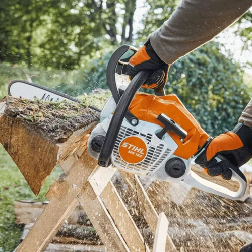 Motosserra A Gasolina Stihl 35,8cc Ms 182 Cor Branco Preto E Laranja
