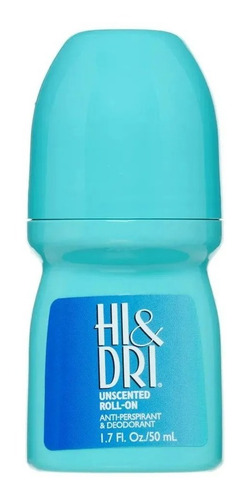 Desodorante Roll On Hi & Dri Fragrância Unscented Sem Cheiro