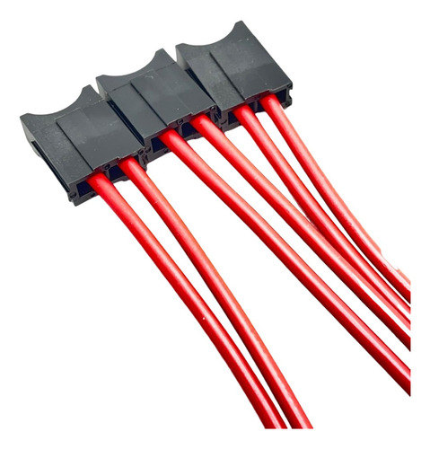 Pacote Com 10 Porta Fusível Para Lamina Média - Cabo 4,00 Mm